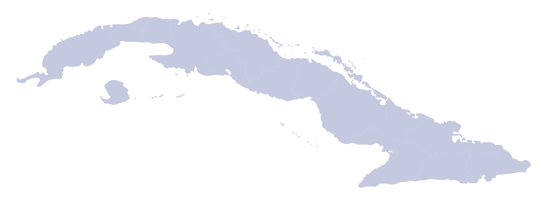 Mapa de Cuba